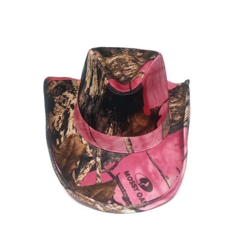 NWT Peter Grimm Mossy Oak Cowgirl Hat Pink Camo Western Country Concert One Size